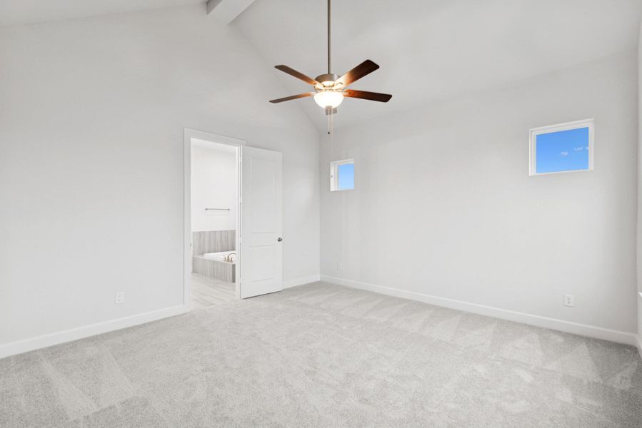 Spacious, unfurnished interior of a new home in Grange 45' Homesites, Katy (Image 17).