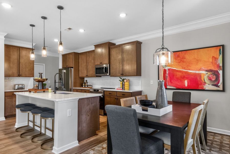 Furnished interior view inside a new home in Arbor Glen, Sanford (Image 9). Furnished interior view inside a new home in Arbor Glen, Sanford (Image 9).