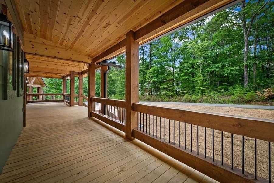 Exterior details and patio area of a home in , McCaysville (Image 23).