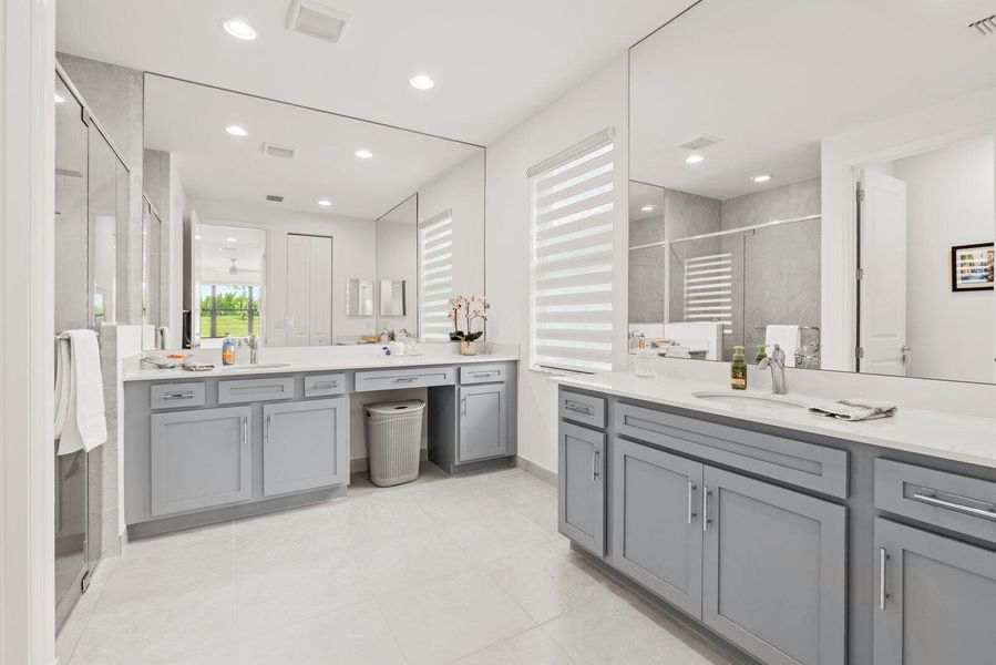 Furnished interior view inside a new home in , Port St. Lucie (Image 9). Furnished interior view inside a new home in , Port St. Lucie (Image 9).