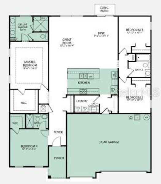 Wilmington A Floor Plan