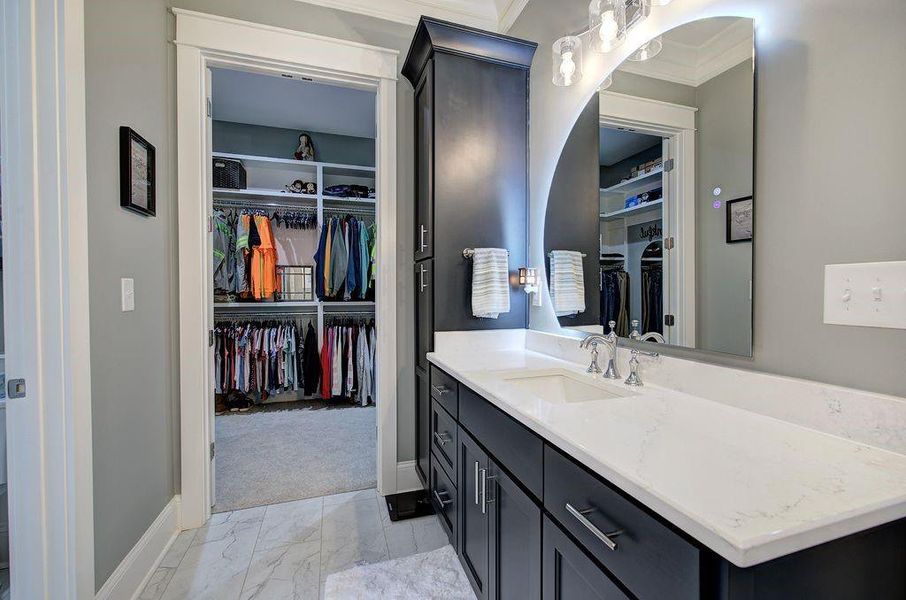 Furnished interior view inside a new home in , Cartersville (Image 47).