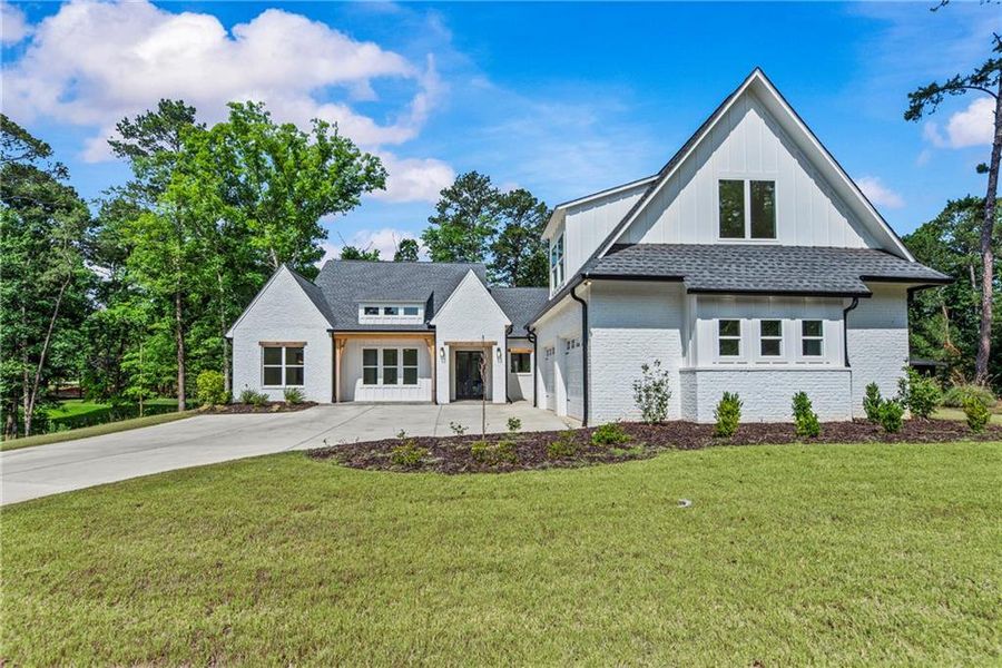 Front exterior of a new home in , Greensboro, GA, highlighting curb appeal (Image 27).