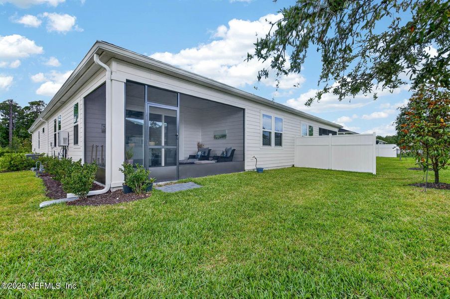 Exterior details and patio area of a home in , Palm Coast (Image 21).