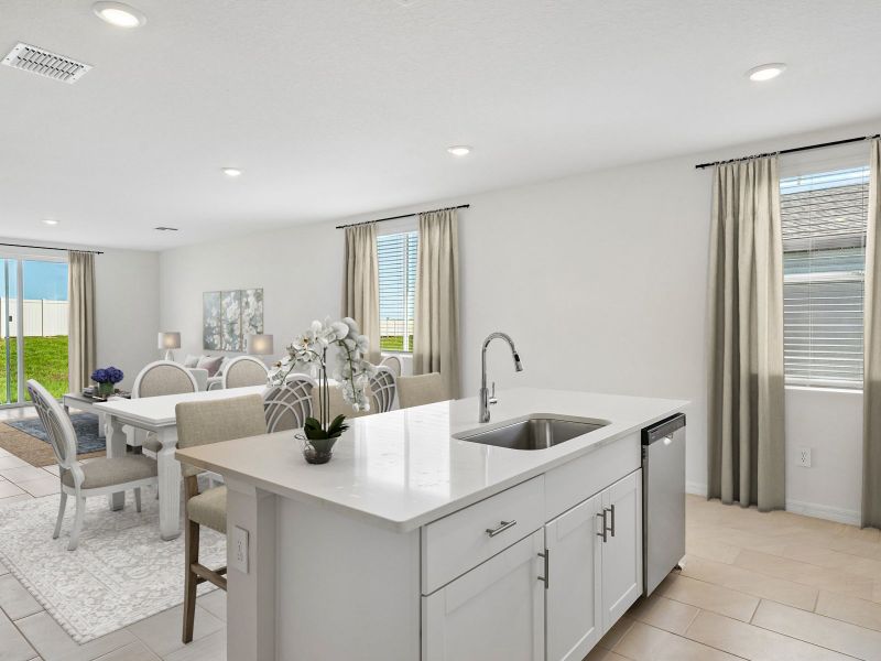 Furnished interior view inside a new home in Two Rivers - Premier Series, Zephyrhills (Image 3).