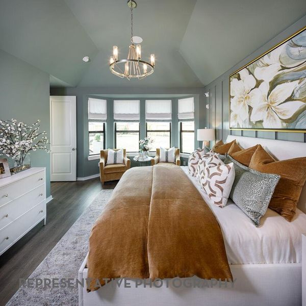 Furnished interior view inside a new home in Meridiana, Manvel (Image 6).
