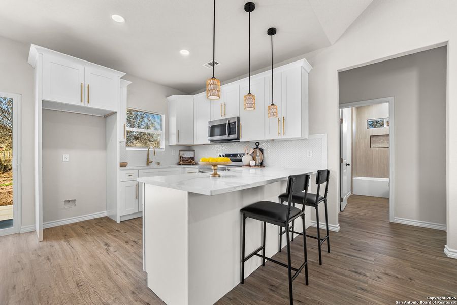 Furnished interior view inside a new home in , Lytle (Image 9).
