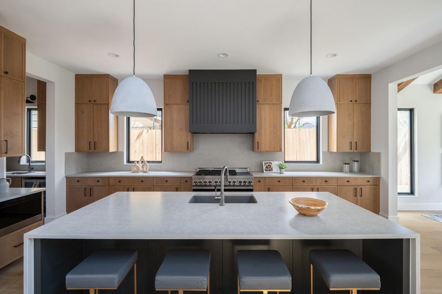 Furnished interior view inside a new home in , Houston (Image 29).