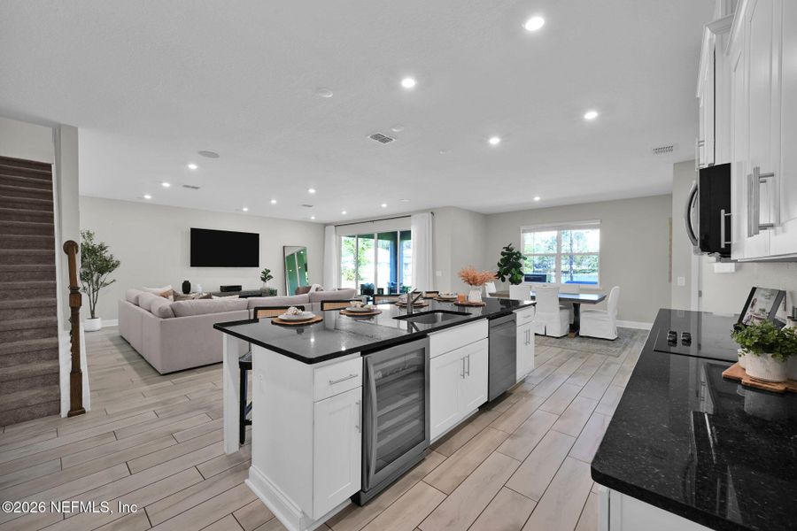 Furnished interior view inside a new home in , Middleburg (Image 71).