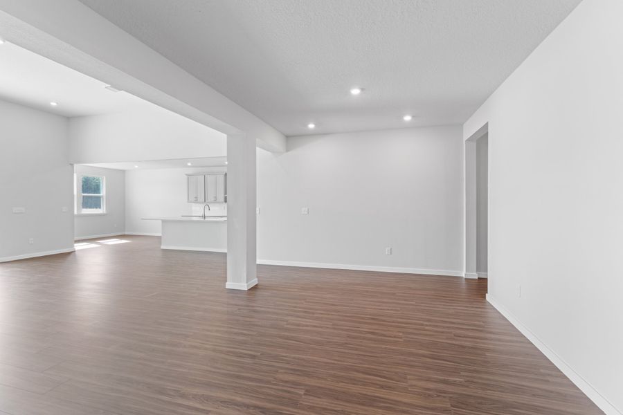 Lot 592 Dining Area with Kitchen in Back at NorthShore