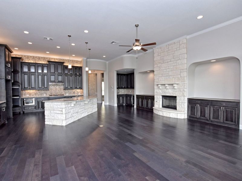 Image 106 representing the San Simeon II by Giddens Homes in Clearwater Ranch, Liberty Hill, TX.