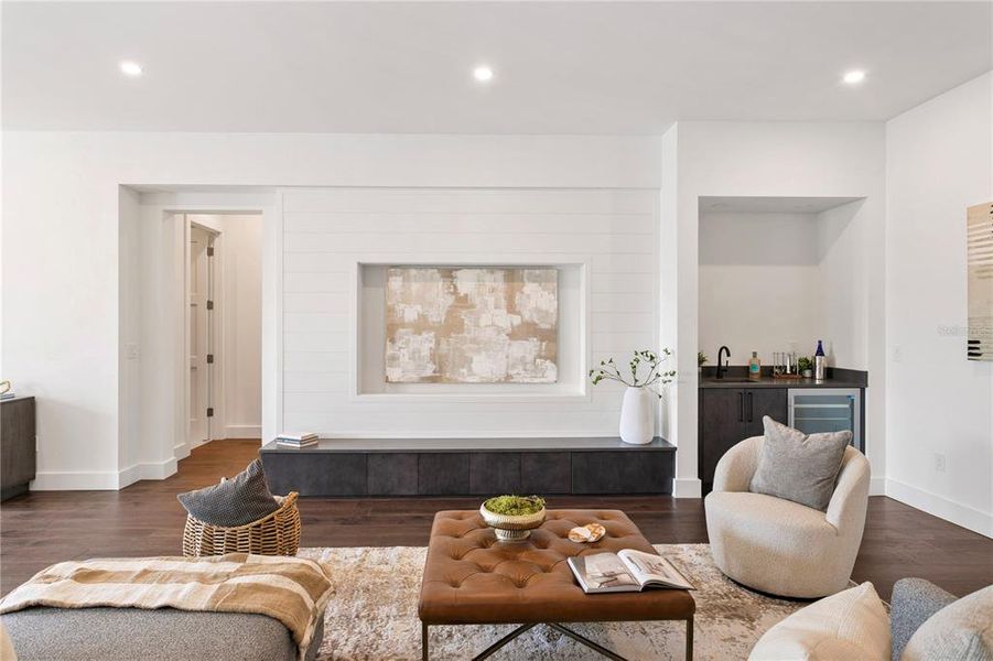 Furnished interior view inside a new home in , Tampa (Image 54).