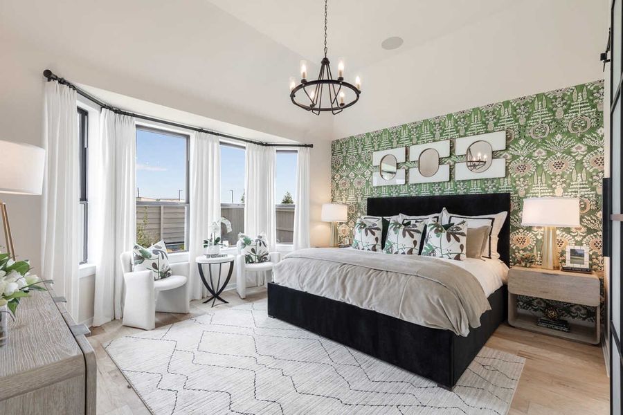 Representative Primary Bedroom - some options shown