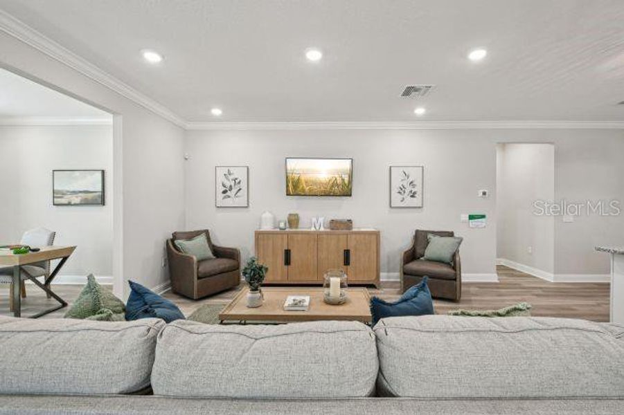 Furnished interior view inside a new home in , Mount Plymouth (Image 14).