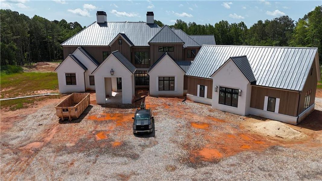In-progress construction of a new home in , Milton, GA (Image 23).