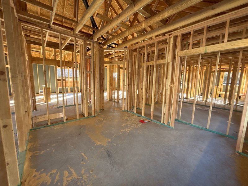 In-progress construction of a new home in Waterford Park, Weatherford, TX (Image 8).