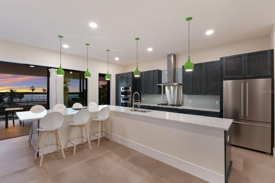Furnished interior view inside a new home in , Longboat Key (Image 9).