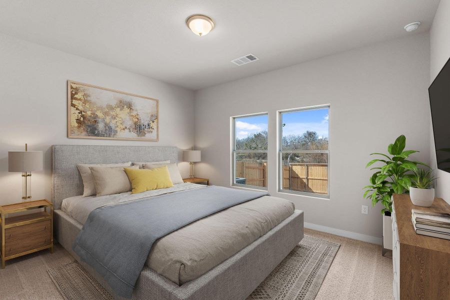 Primary Bedroom - Virtually Staged Primary Bedroom - Virtually Staged