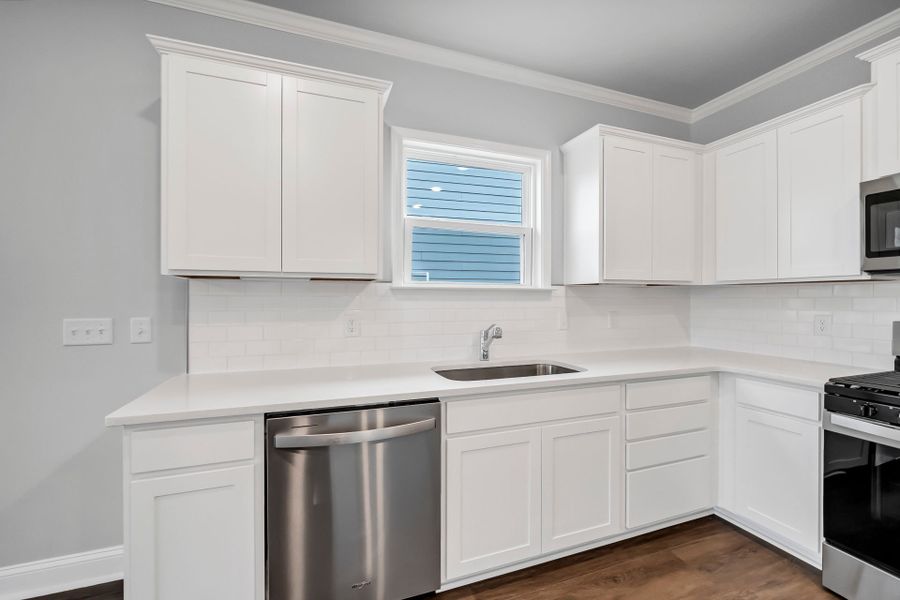 Furnished interior view inside a new home in Monroe Preserve, Chapin (Image 10).