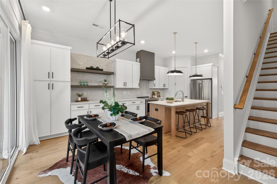 Furnished interior view inside a new home in , Charlotte (Image 33).