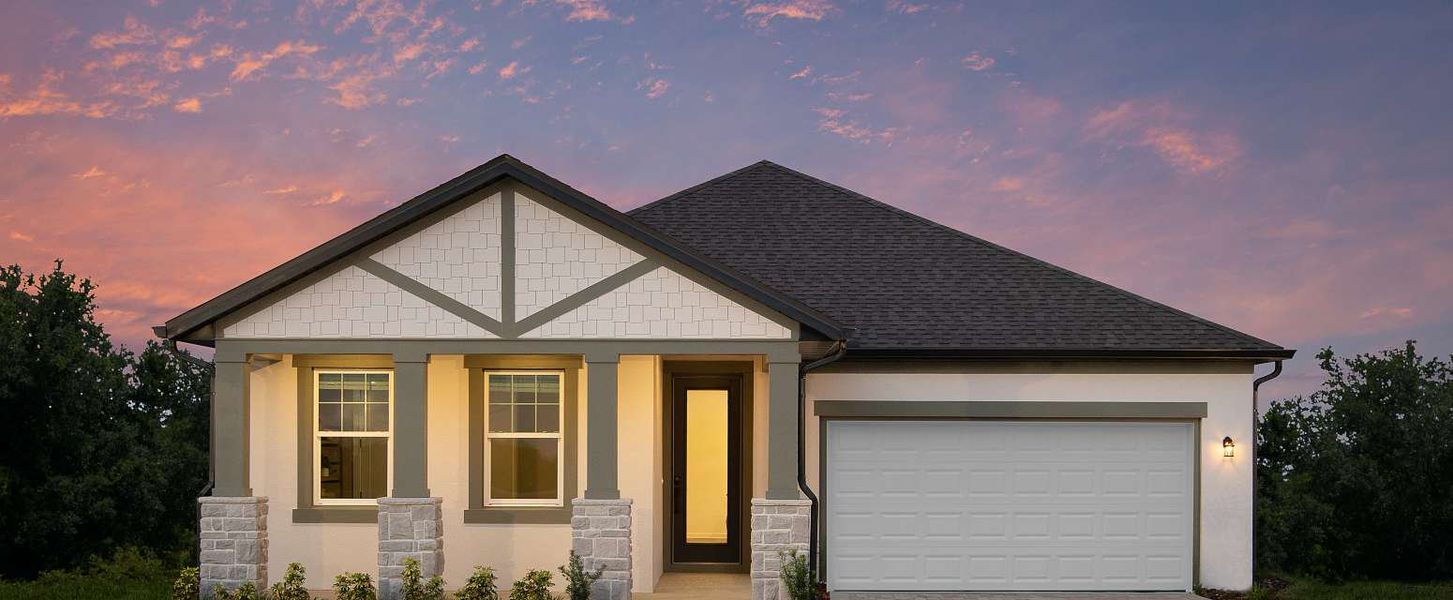 Representative exterior photo of a completed home built from the t by Ashton Woods in Lake Cawood Traditional, Windermere, FL (Image 2).