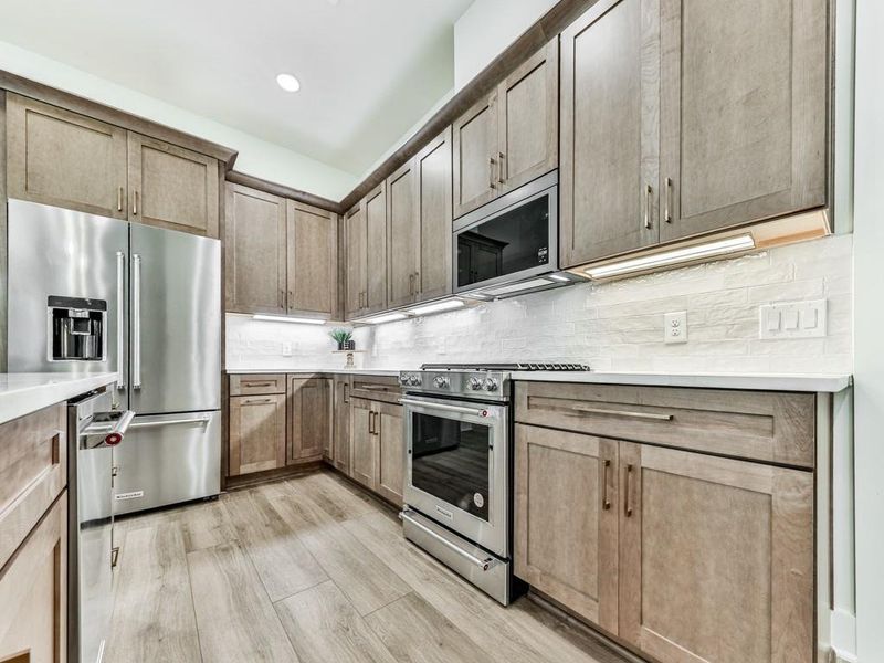 Furnished interior view inside a new home in , Holly Springs (Image 13). Furnished interior view inside a new home in , Holly Springs (Image 13).