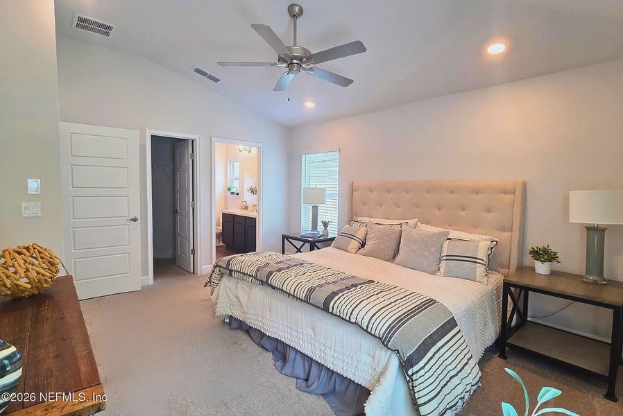 Furnished interior view inside a new home in Summerglen, Jacksonville (Image 6). Furnished interior view inside a new home in Summerglen, Jacksonville (Image 6).