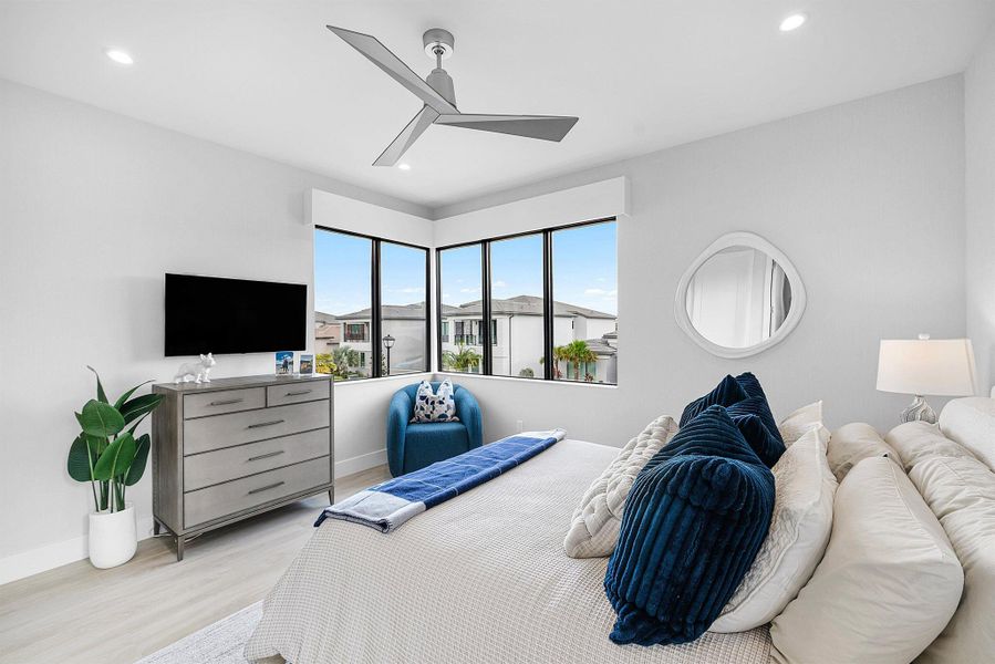 Furnished interior view inside a new home in , Boca Raton (Image 13). Furnished interior view inside a new home in , Boca Raton (Image 13).