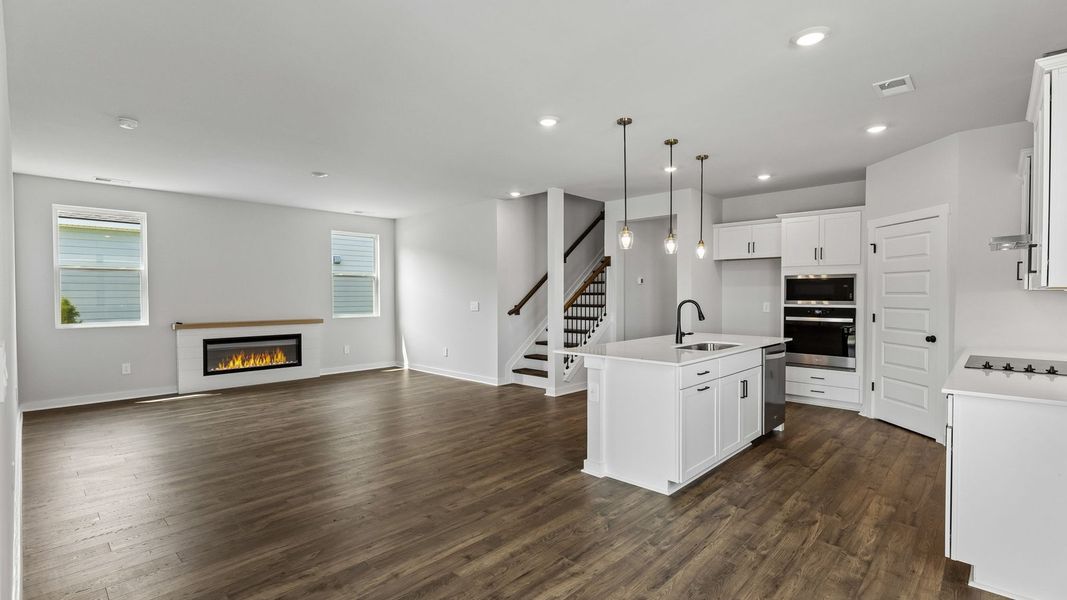 Furnished interior view inside a new home in Reserve at Hickory Ridge, Columbia (Image 14).