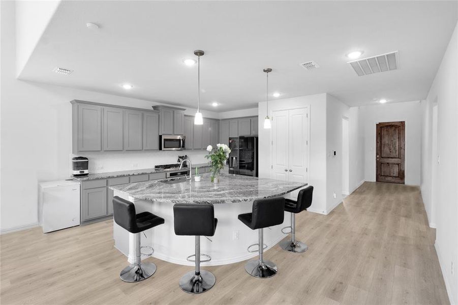 Furnished interior view inside a new home in Anna Ranch, Anna (Image 10).