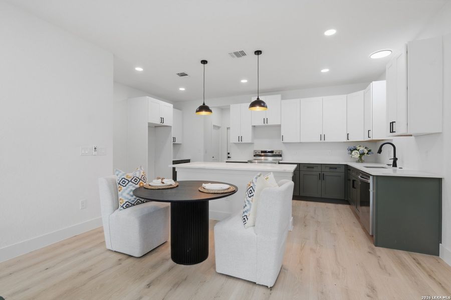 Furnished interior view inside a new home in , San Antonio (Image 11).