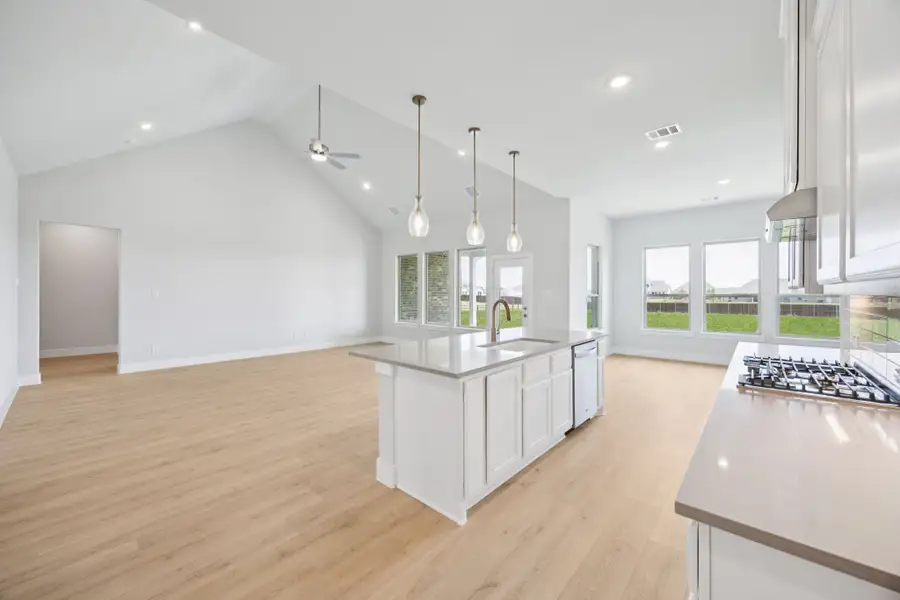 Representative furnished interior of a home built from the Belmont by Centre Living Homes in Ellis Ranch Estates, Waxahachie (Image 6).