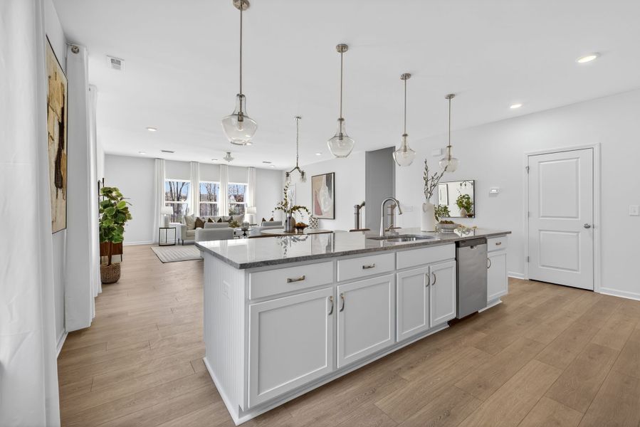 Furnished interior view inside a new home in Copper Ridge at Flowers Plantation, Clayton (Image 5).