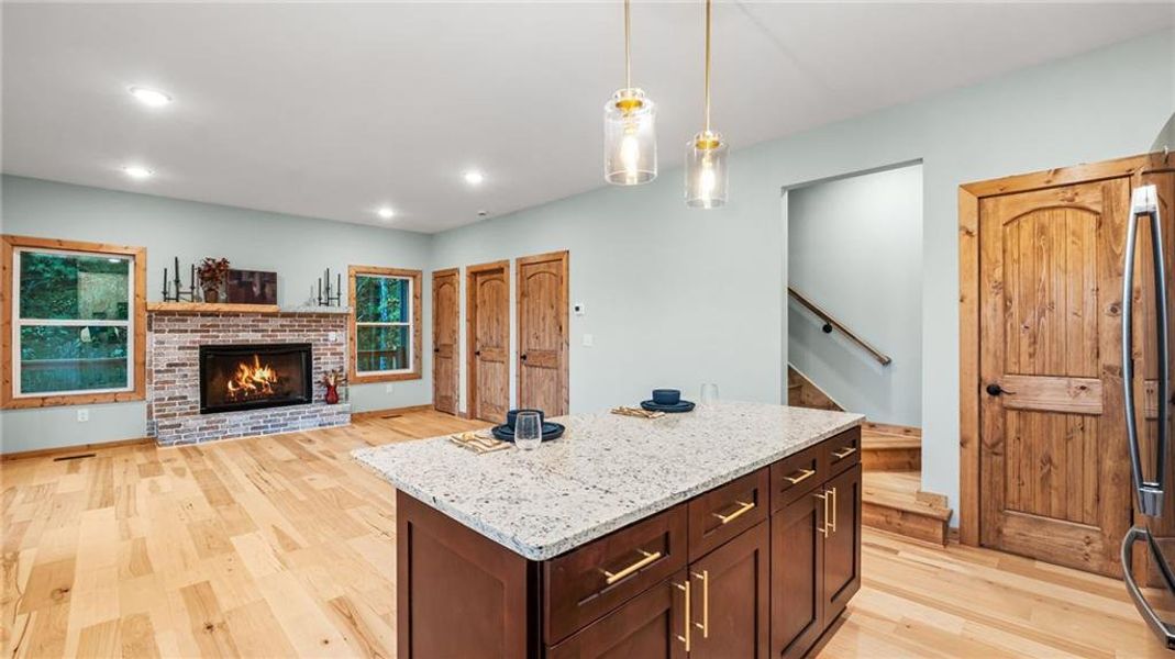 Furnished interior view inside a new home in , Ellijay (Image 14).