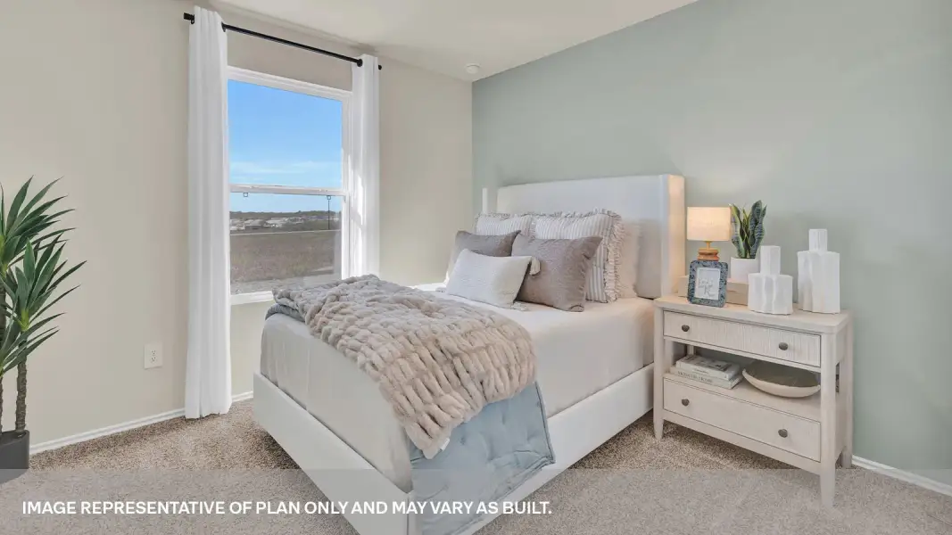Furnished interior view inside a new home in Spring Valley, New Braunfels (Image 10).