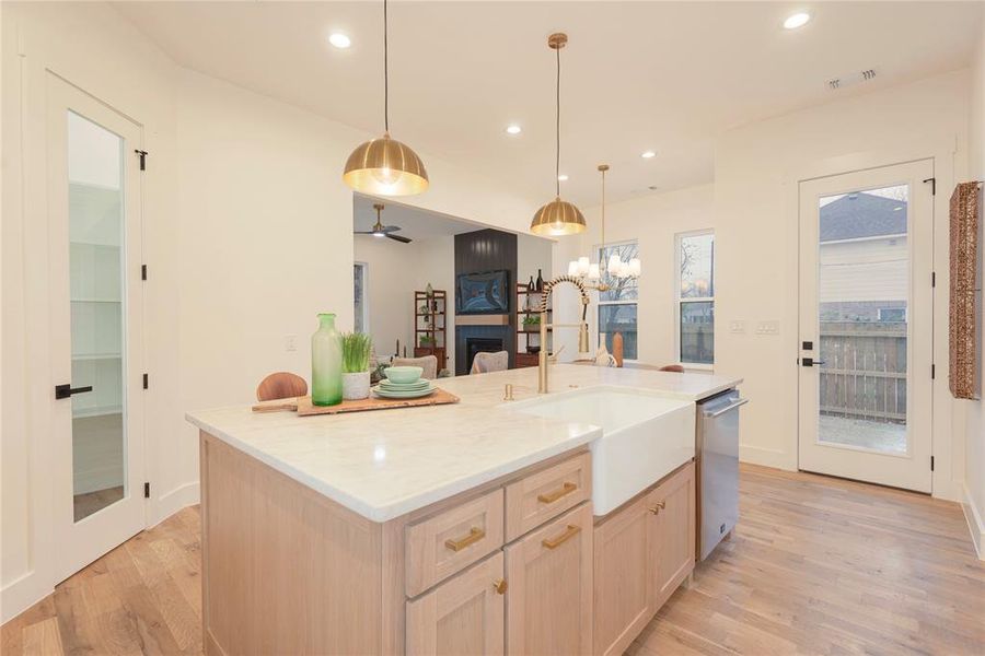 Furnished interior view inside a new home in , McKinney (Image 7). Furnished interior view inside a new home in , McKinney (Image 7).