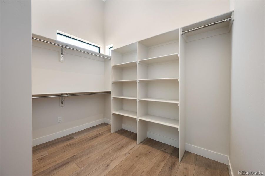 Primary ensuite walk in closet Primary ensuite walk in closet
