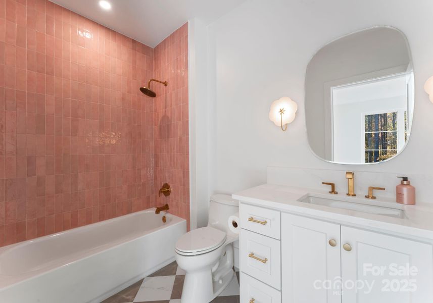 Furnished interior view inside a new home in , Denver (Image 13).