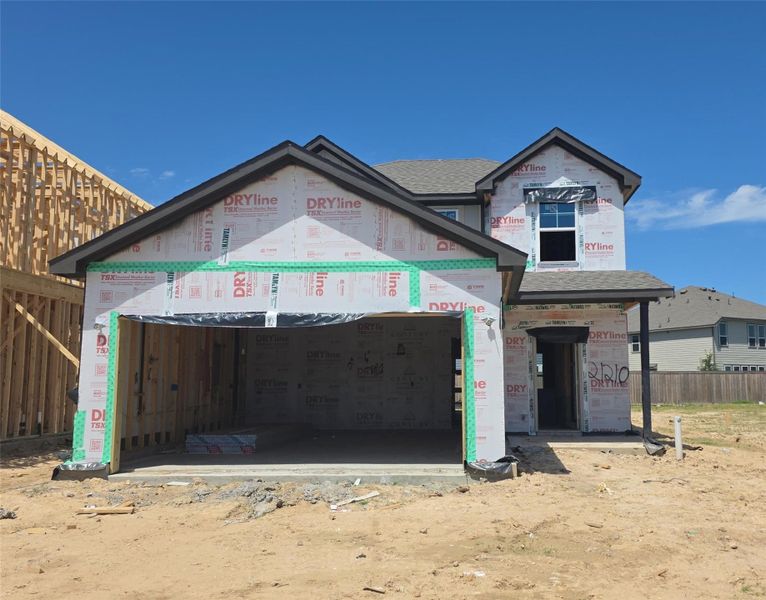 In-progress construction of a new home in Creekland Village at Bridgeland, Cypress, TX (Image 20).