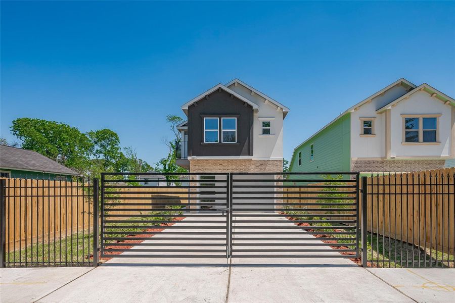 Front exterior of a new home in , Houston, TX, highlighting curb appeal (Image 14).