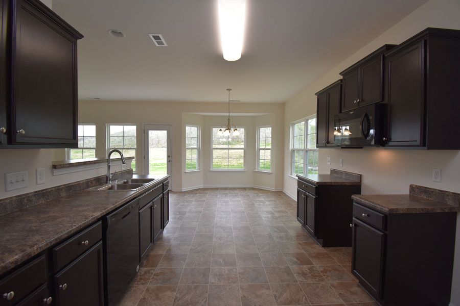 Representative furnished interior of a home built from the Irvine by Keystone Homes NC in The Wilcox, Greensboro (Image 17).