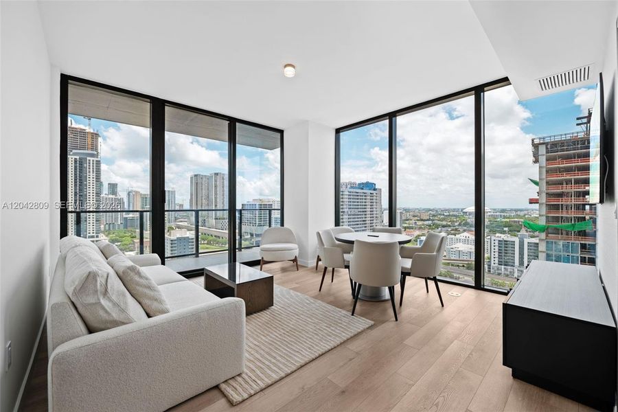 Furnished interior view inside a new home in , Miami (Image 5).