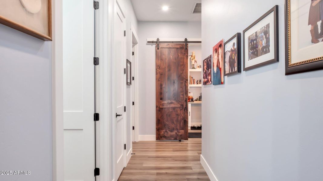 Split floor plan hallway Split floor plan hallway