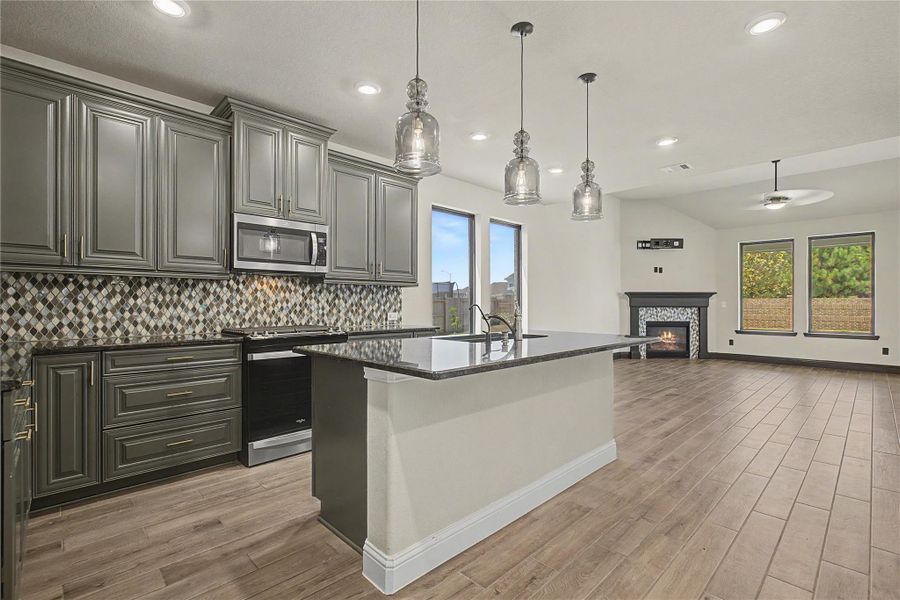 Furnished interior view inside a new home in , Tomball (Image 10). Furnished interior view inside a new home in , Tomball (Image 10).