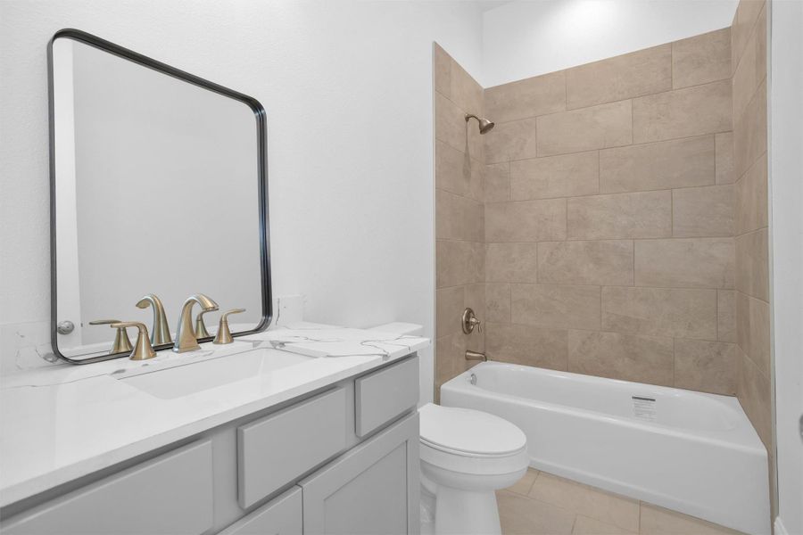 Furnished interior view inside a new home in , Cleveland (Image 7).