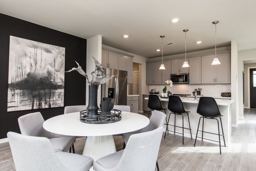 Representative furnished interior of a home built from the Wallace by Beazer Homes in Laurel Landing: Founders Collection, Alvin (Image 12). Representative furnished interior of a home built from the Wallace by Beazer Homes in Laurel Landing: Founders Collection, Alvin (Image 12).