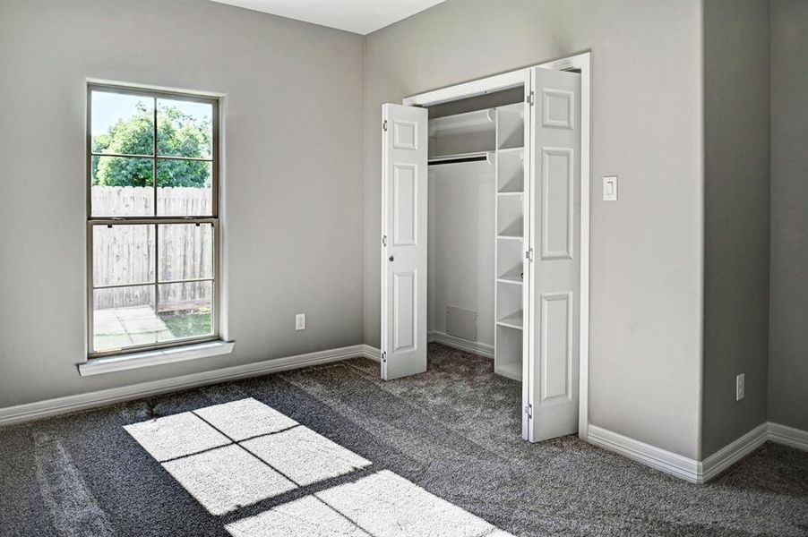 Bedroom #3 Closet with Built-ins