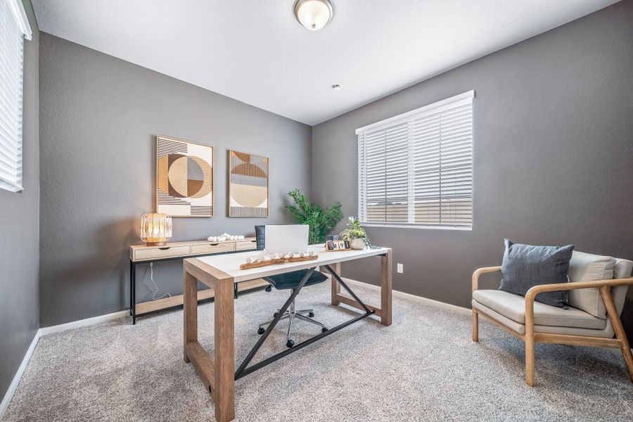 Furnished interior view inside a new home in Green Valley Ranch, Aurora (Image 13).