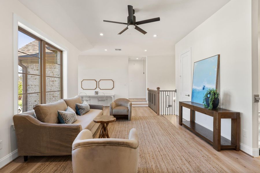 Furnished interior view inside a new home in , Houston (Image 6).