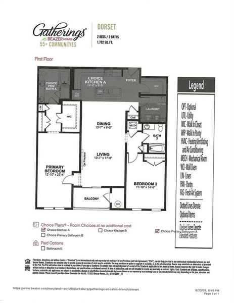 2D floor plan layout of this home in , Cumming, GA (Image 6).
